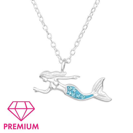 Mermaid Necklace, Sterling Silver - Premium Children's Jewellery