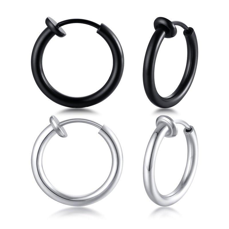 NON PIERCED EARS - Stainless Steel Earrings