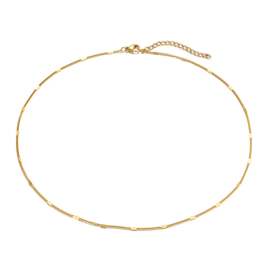 GOLD CHAIN: Stainless Steel with Gold Plating